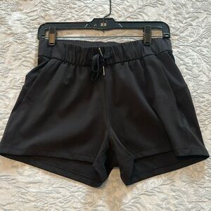Black lululemon shorts